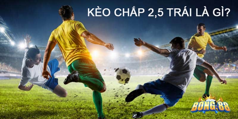 kèo chấp 2.5 trái